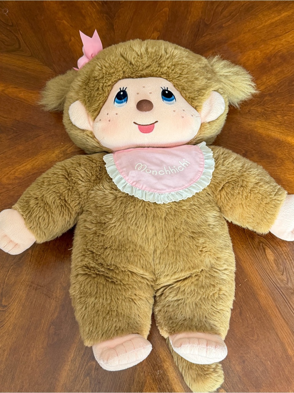 Monchhichi Girl Jumbo Plush 24"
30th Anniversary Sekiguchi Japan
2004 Used